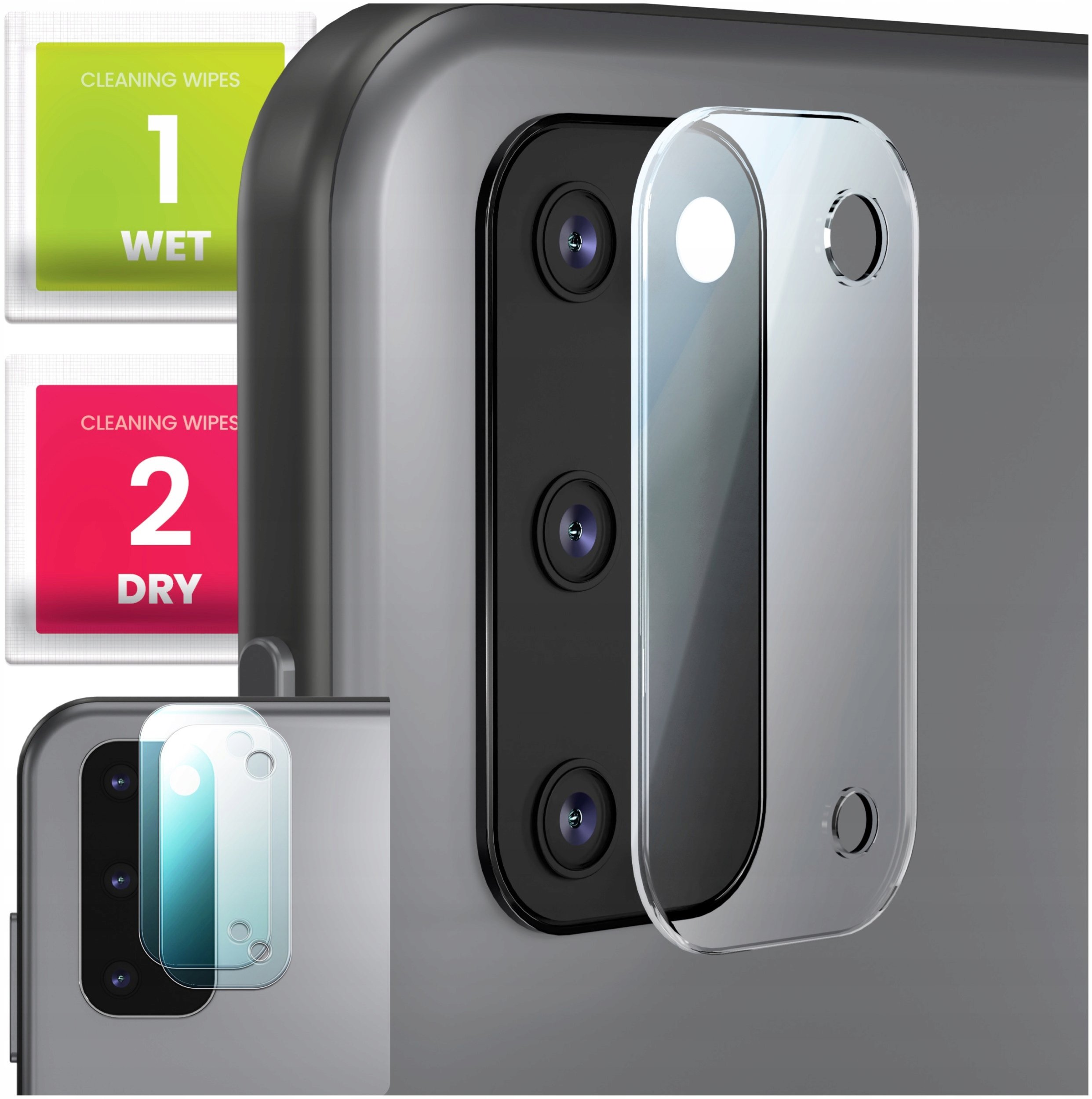 2-PAK Szkło Na Aparat Do Samsung Galaxy S20 (Hartowane, Na Obiektyw, 9H)