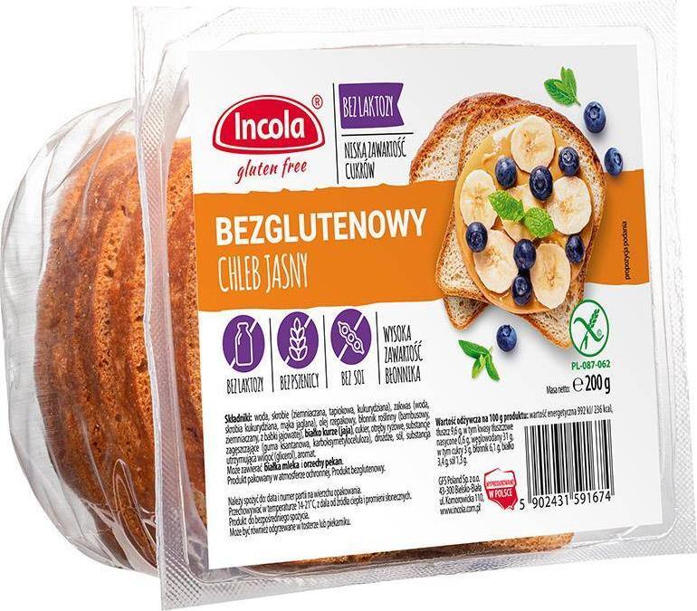GFS Poland Chleb jasny bezglutenowy 200 g