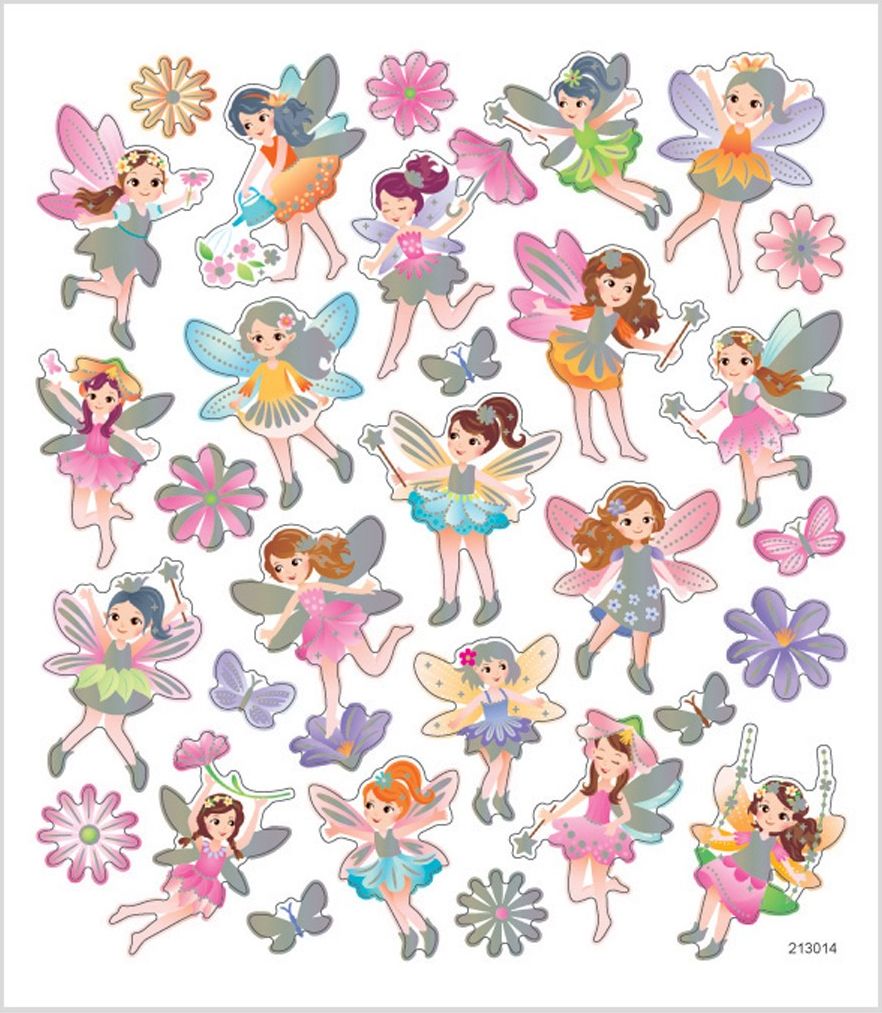 Creativ Company Naklejki Kwiatowe Wróżki