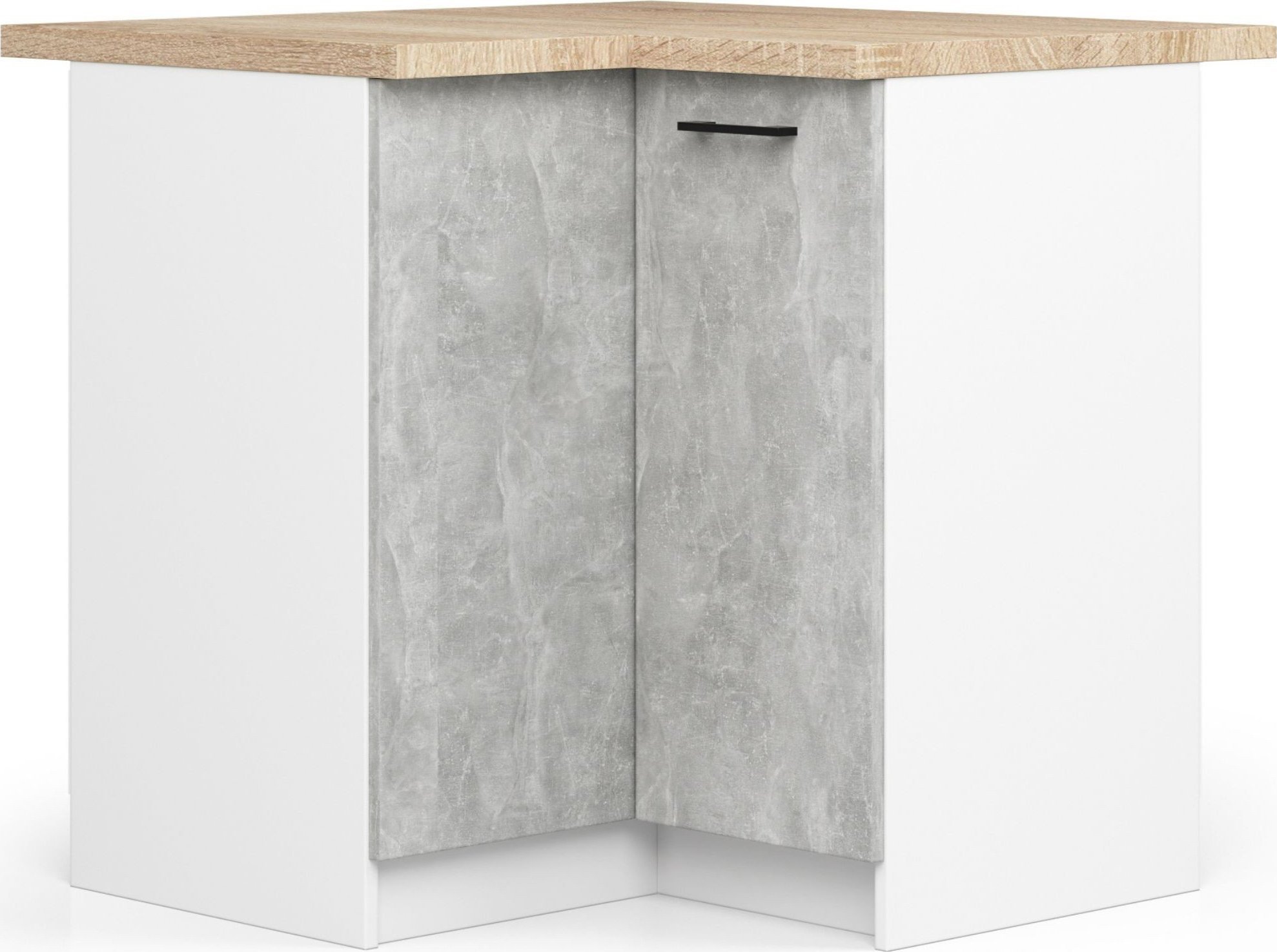 Fabryka Mebli Akord SZAFKA KUCHENNA OLIWIA S 90/90cm + BLAT BIAŁA / BETON