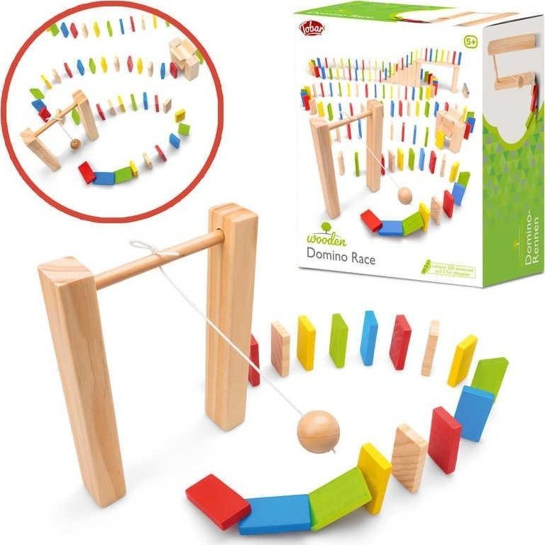 Drewniane domino konstrukcyjne