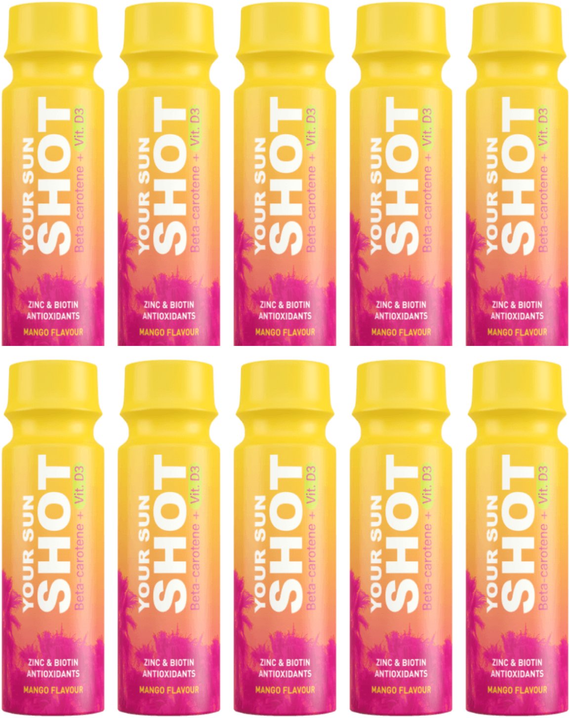 Your Sun Shot Mango Z Wit. D3 Drinki Do Opalania 80ml x10szt
