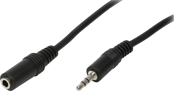 Kabel LogiLink Jack 3.5mm - Jack 3.5mm 3m czarny (CA1054)
