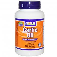 NOW Garlic Oil 1500mg 250 softgels