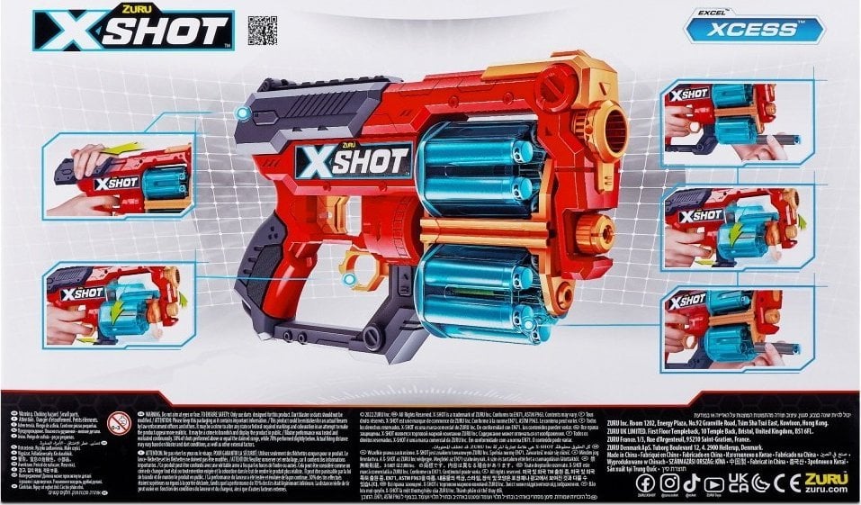 Zuru Wyrzutnia Excel-Xcess TK-12 (16 strzałek) pomarańczowa