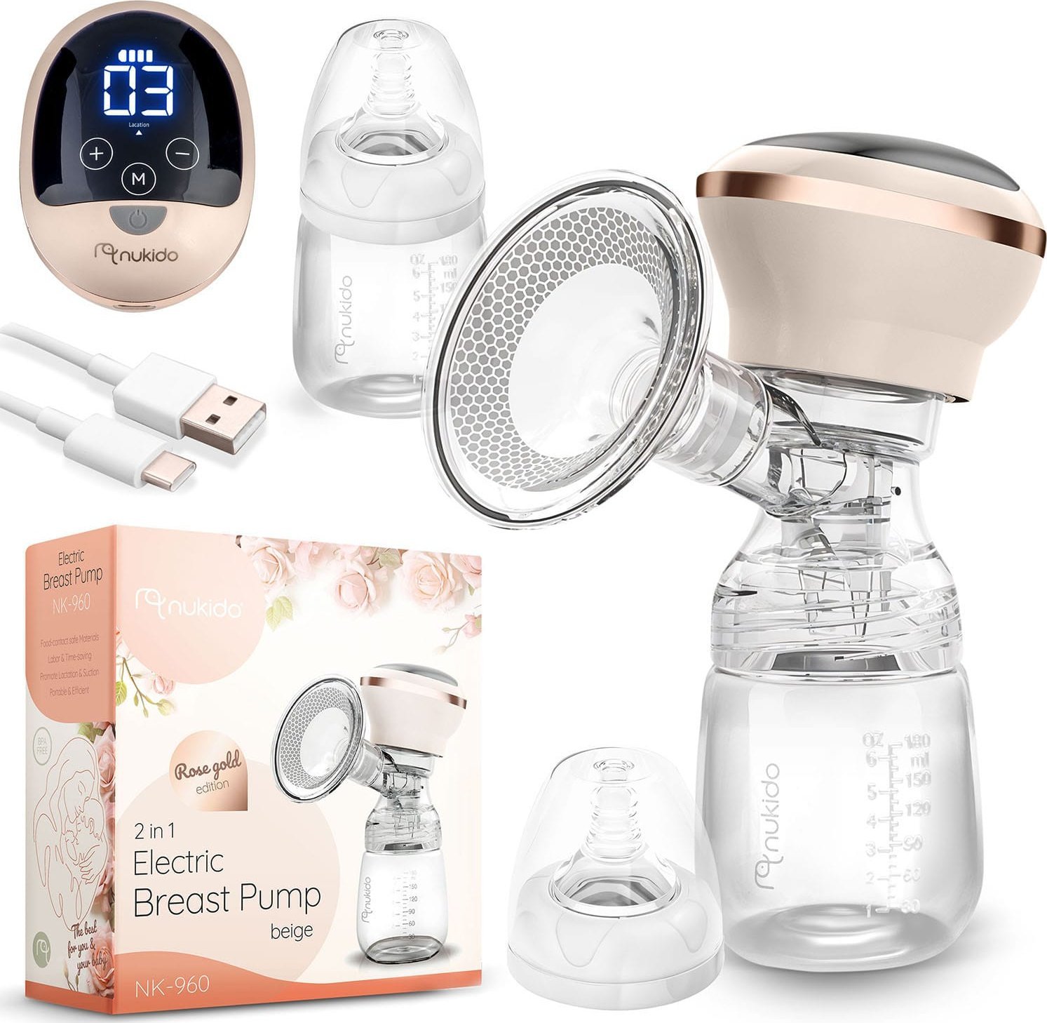 Laktator elektryczny trójfazowy Nukido NK-960