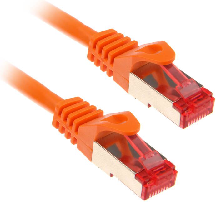InLine 2m Cat.6 kabel sieciowy 1000 Mbit RJ45 - pomarańczowy ( 76402O )