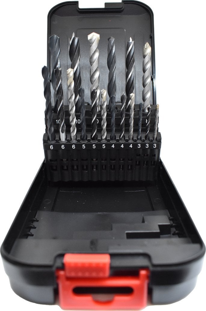 Wiertło Abraboro Zestaw wierteł mieszanych MIX ABRABORO (metal, drewno, cegła)