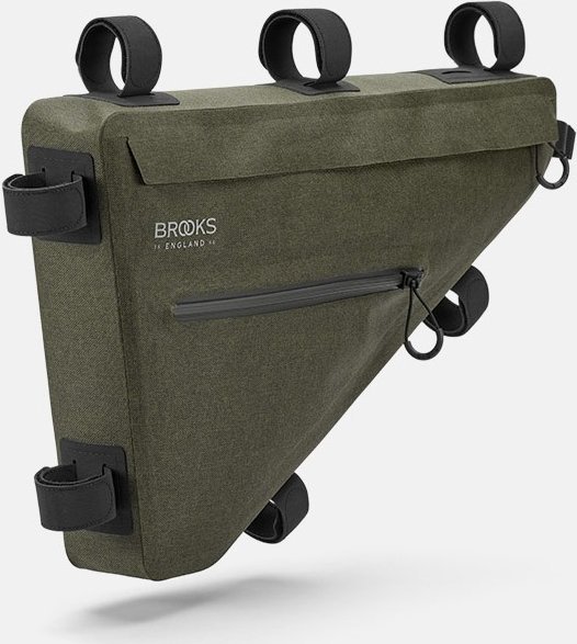 Brooks Torba na ramę BROOKS SCAPE FULL FRAME BAG, Mud Green, Pojemność 5L, Mocowanie na paskach, Wodoodporność IPX4 (NEW)