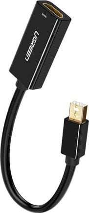 Adapter AV Ugreen Adapter / kabel Mini DisplayPort do HDMI Ugreen MD112, 1080p, 20cm (czarny)