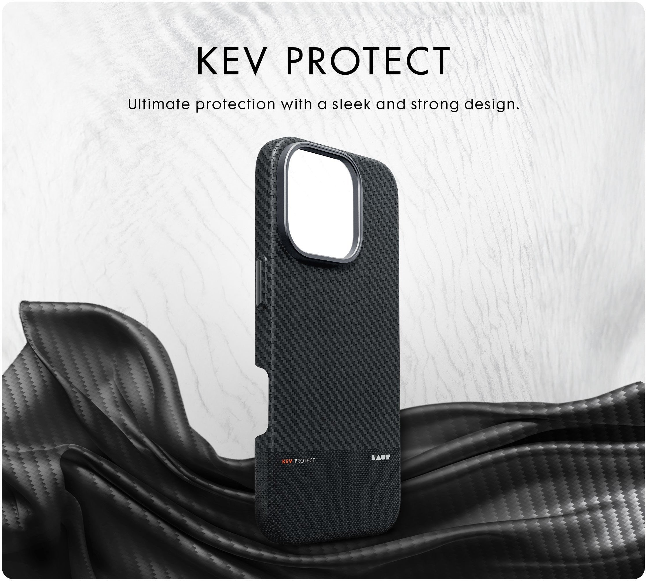 Laut Kev Protect - obudowa ochronna do iPhone 16 Pro (black)