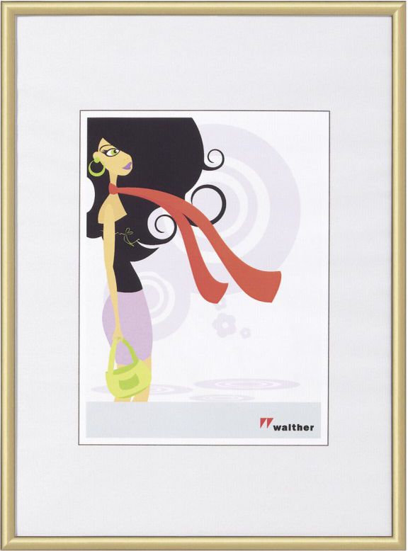 Ramka Walther New Lifestyle, 13x18, plastikowa, złota (KV318G)