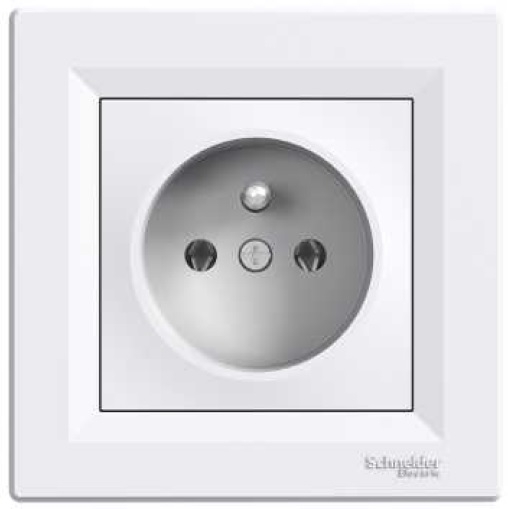 Schneider Electric Gniazdo pojedyncze z/u białe (EPH2800121)