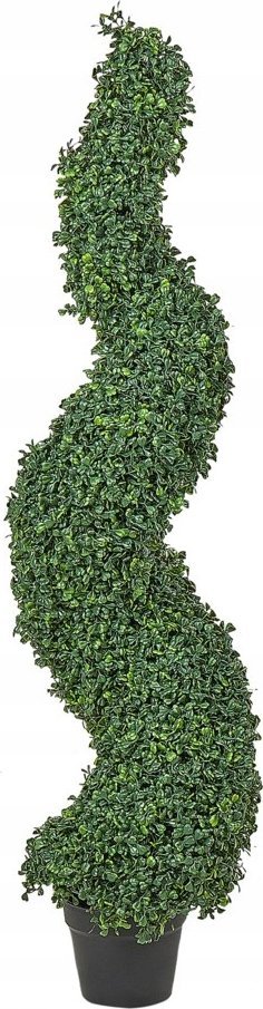 Beliani Sztuczna roślina doniczkowa 120 cm SPIRAL TREE