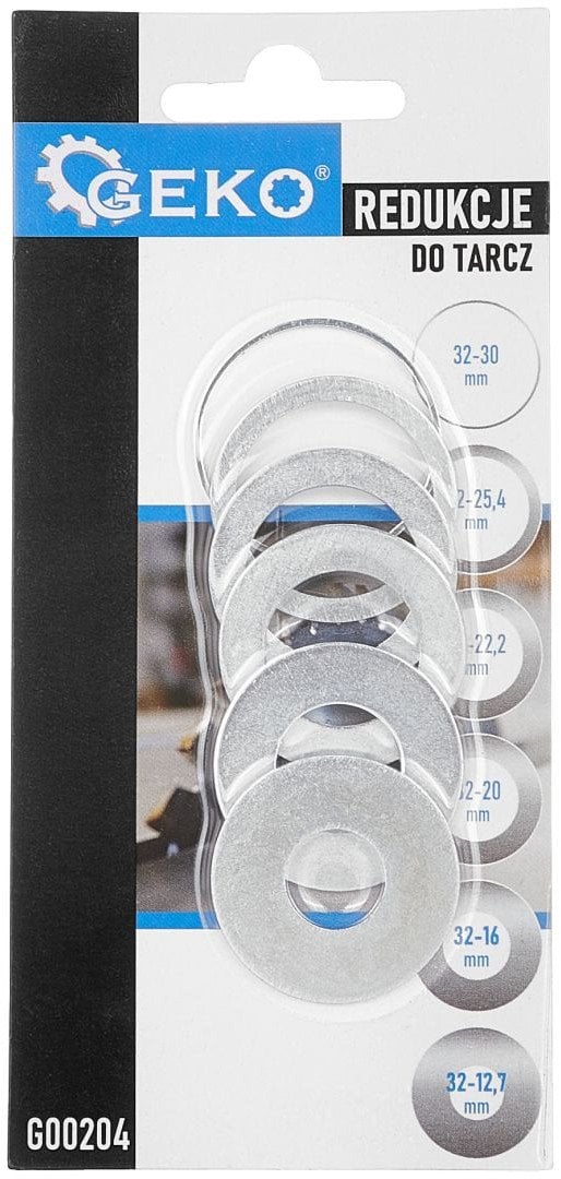 Redukcje do tarcz 6szt. (32-30;32-25,4;32-22,2;32-20;32-16;32-12,7)(500)