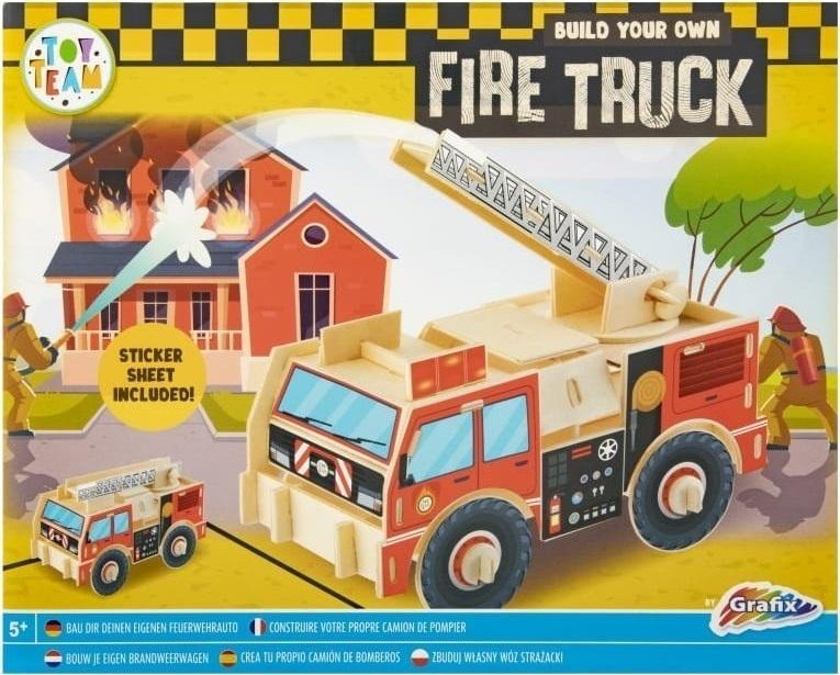 Alexander Drewniana konstrukcja pojazdu 3D Straż