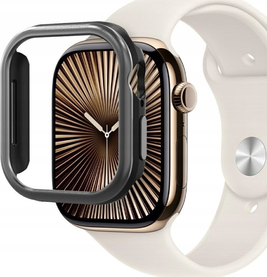 Araree Amy case for Apple Watch 10 42mm gun metal