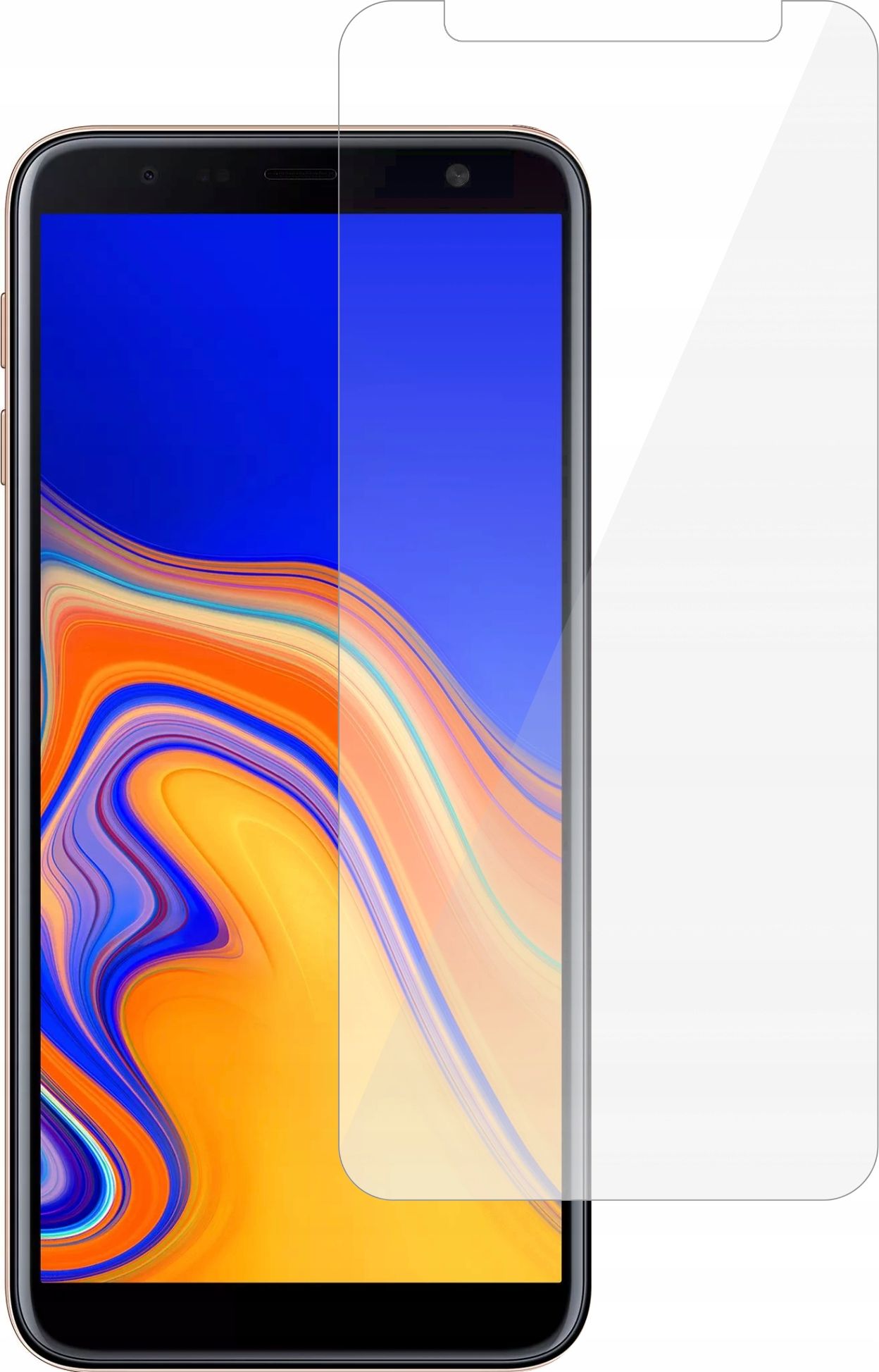 etumi Szkło Hartowane 9H Do Samsung Galaxy J4 Plus Szkiełko Ochronne Na Ekran Twarde Płaskie Przód / Ochrona Matrycy Telefonu Glas0285