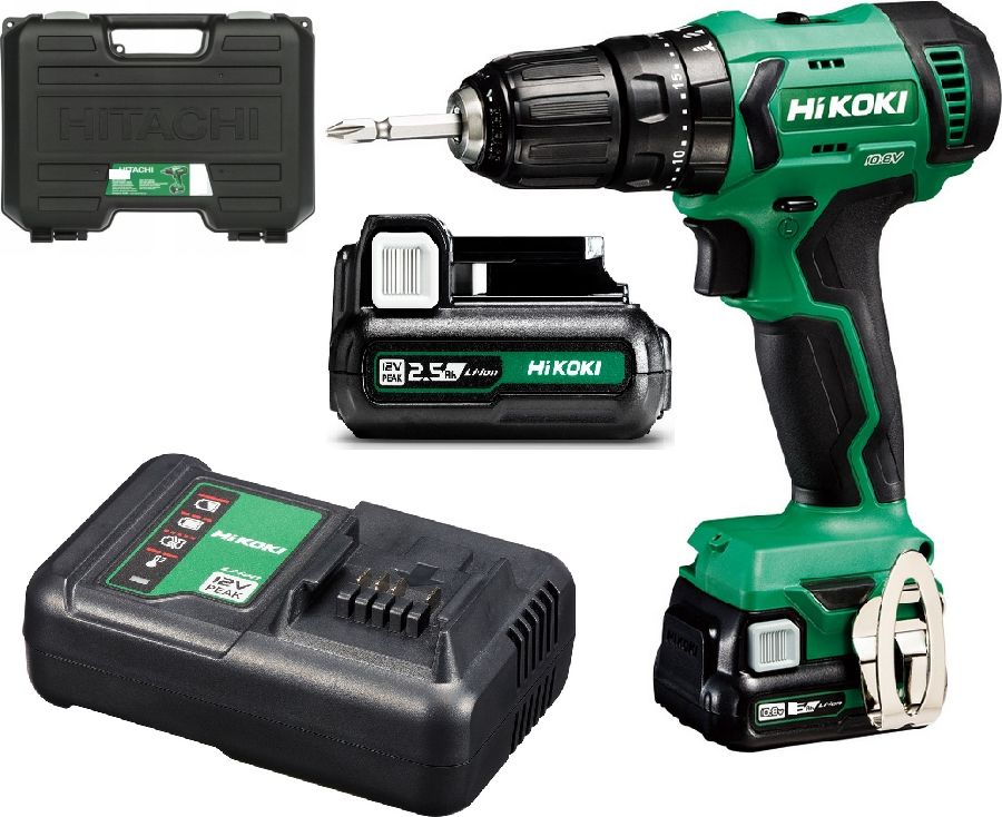 Wiertarko-wkrętarka Hikoki DV12DA WFZ 12 V 2 x akumulator 2.5 Ah