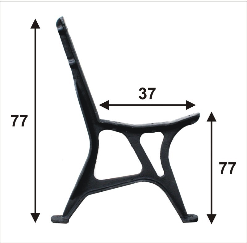 Noga do ławki miejska nr2 5 desek