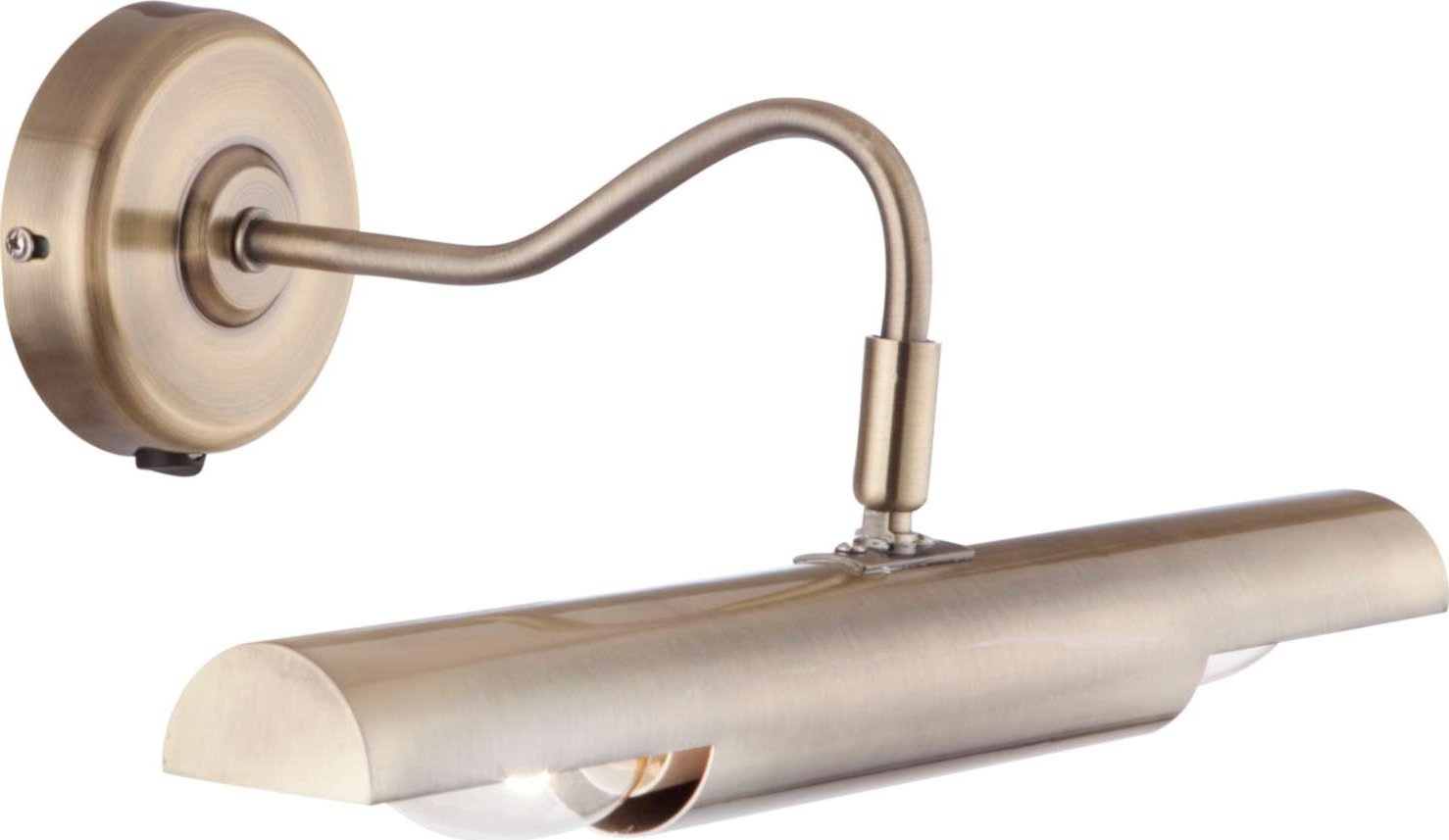 Kinkiet Globo Kinkiet LAMPA ścienna PICTURE 4405 Globo metalowa OPRAWA nad obraz galeryjka mosiądz