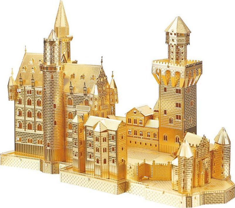 Piececool Piececool Puzzle Metalowe Model 3D - Zamek Neuschwanstein