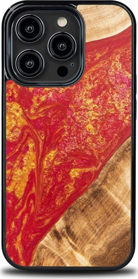 BeWood Etui Bewood Unique na iPhone 14 Pro - Neons - Paris