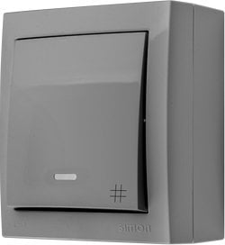 KONTAKT SIMON Simon Aquaclick Łącznik krzyżowy, 10 AX, 250 V szary ACW7/16