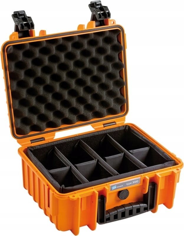 Walizka foto B&W International B&W Outdoor Case Type 3000 orange incl. divider system
