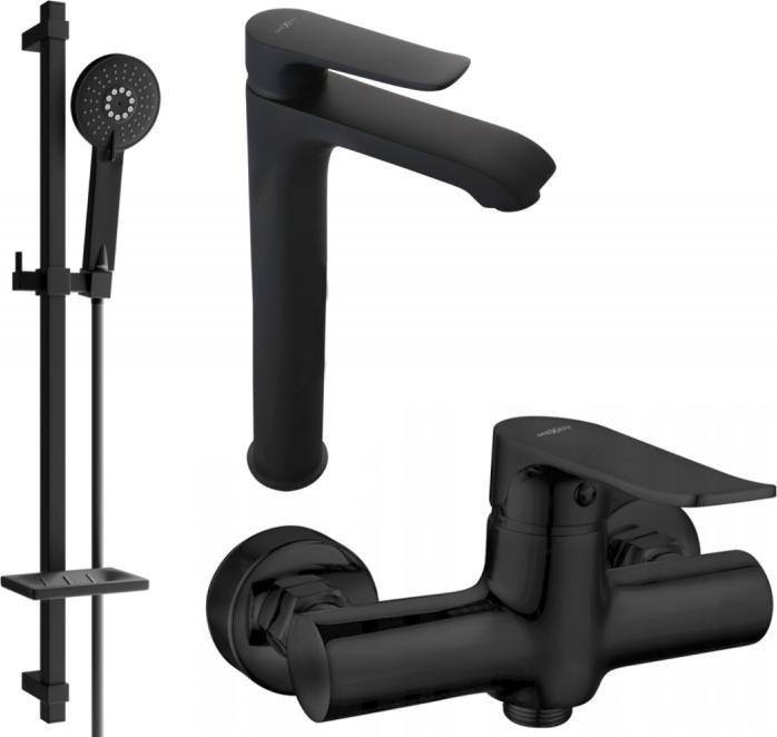 Mexen Mexen Pecos DQ40 zestaw prysznicowy, czarny - 72714DQ40-70