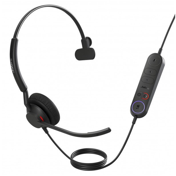 Jabra Engage 40 Link, headset (Kolor: CZARNY, mono, MS, USB-C)