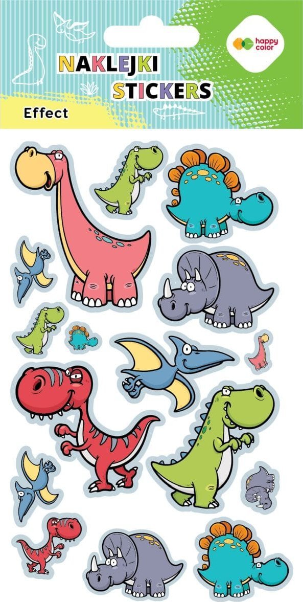Naklejki EFFECT -Dino baby, 10x20cm, Happy Color
