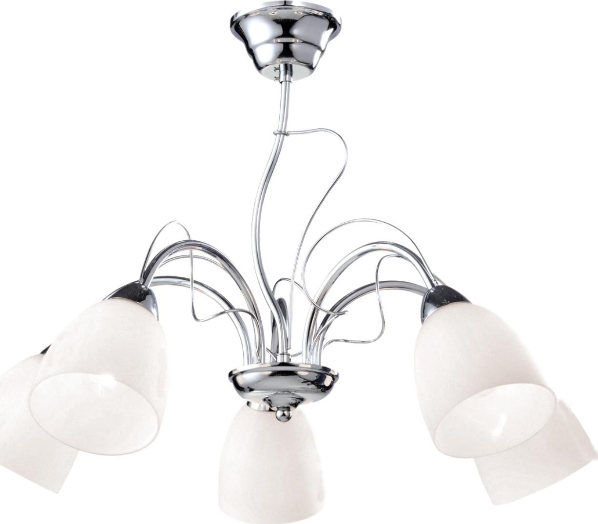 Lampa wisząca KAJA OŚWIETLENIE Lampa sufitowa plafon ARON K-JSL-6218/5 CHR E27 5x40W Kaja