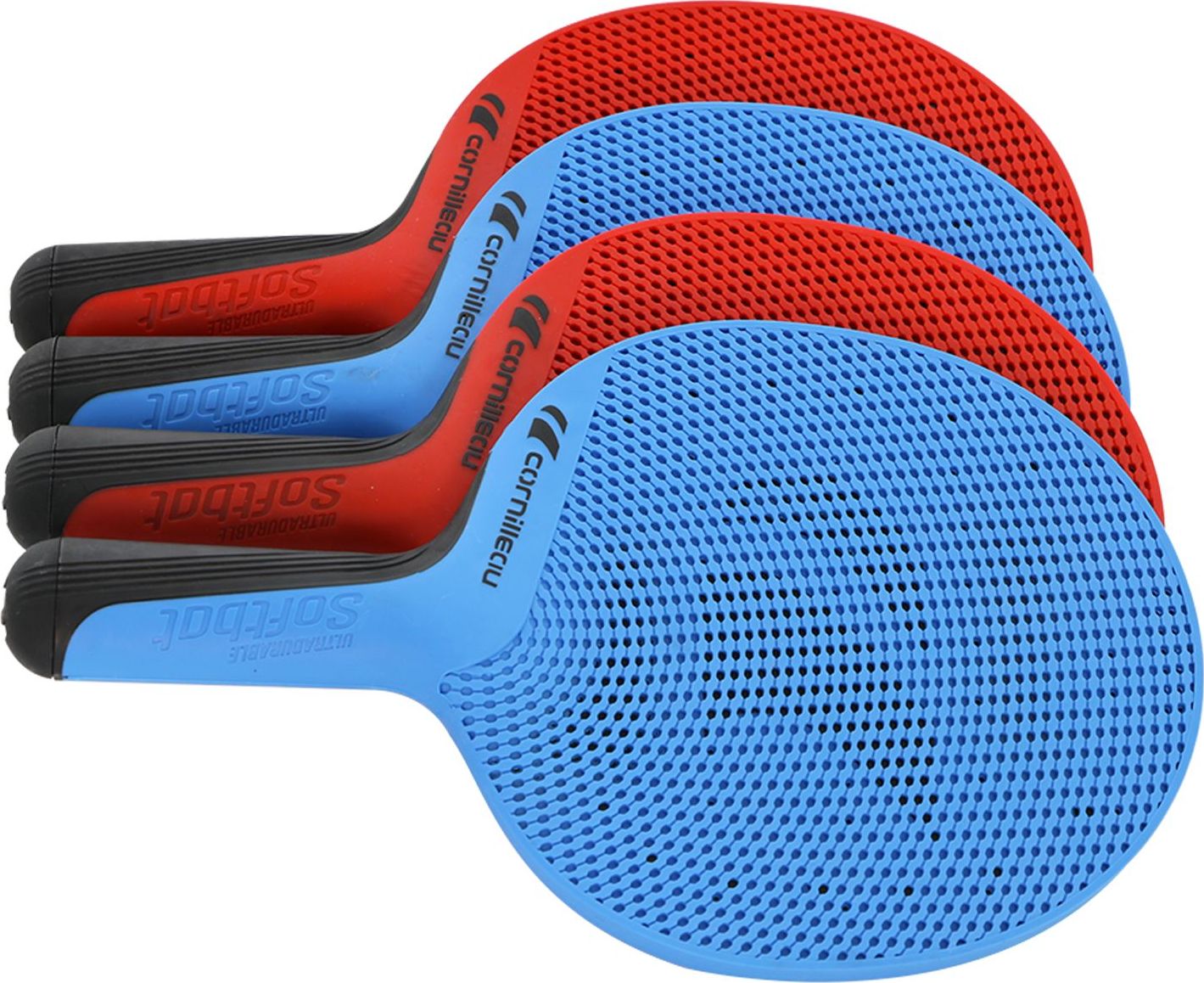 Cornilleau Zestaw Softbat Quattro 4 Rakietki I 4 Piłeczki (454755)