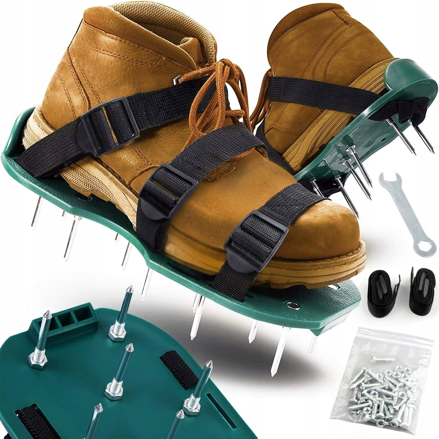 Wertykulator Areator do Trawy Napowietrzania Trawników na Buty Podeszwy