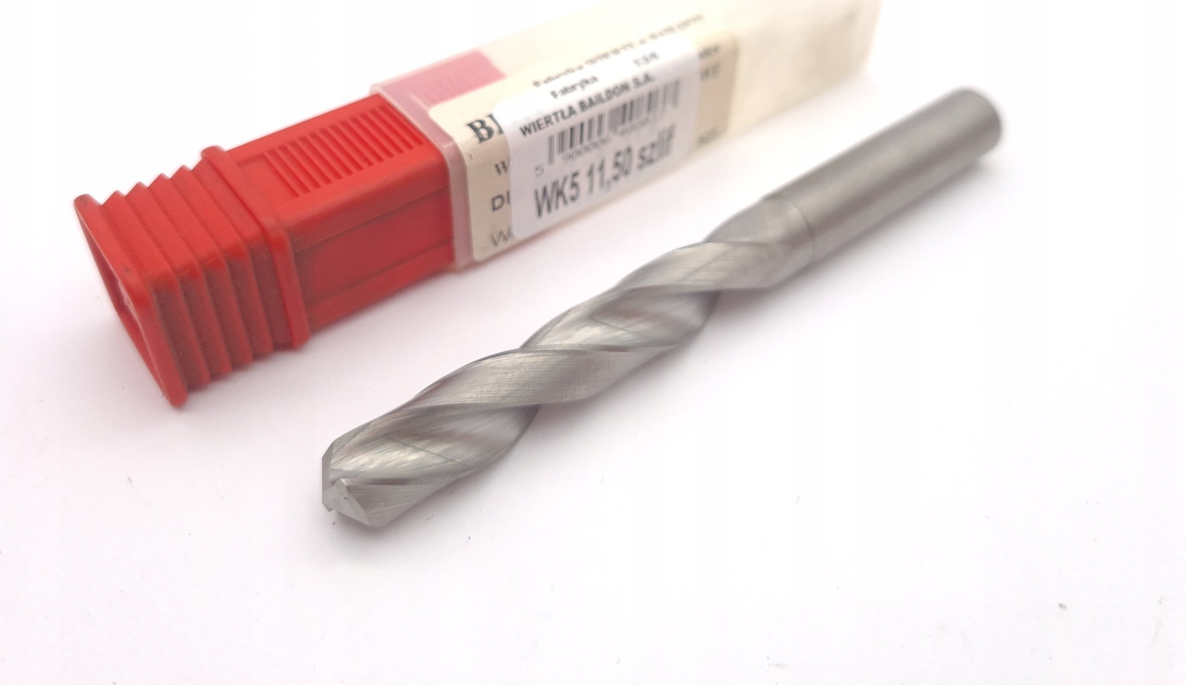 Wiertło węglikowe Baildon DIN 6537 L WK5 11,5 mm, VHM TiAlN, 118-71 mm
