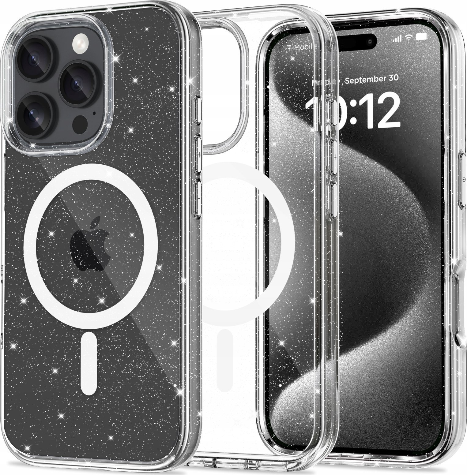 Tech-Protect TECH-PROTECT FLEXAIR HYBRID MAGSAFE IPHONE 16 PRO MAX GLITTER