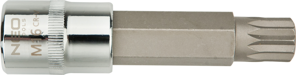 Neo Nasadka trzpieniowa Spline 1/2" M14 x 100mm długa (08-745)