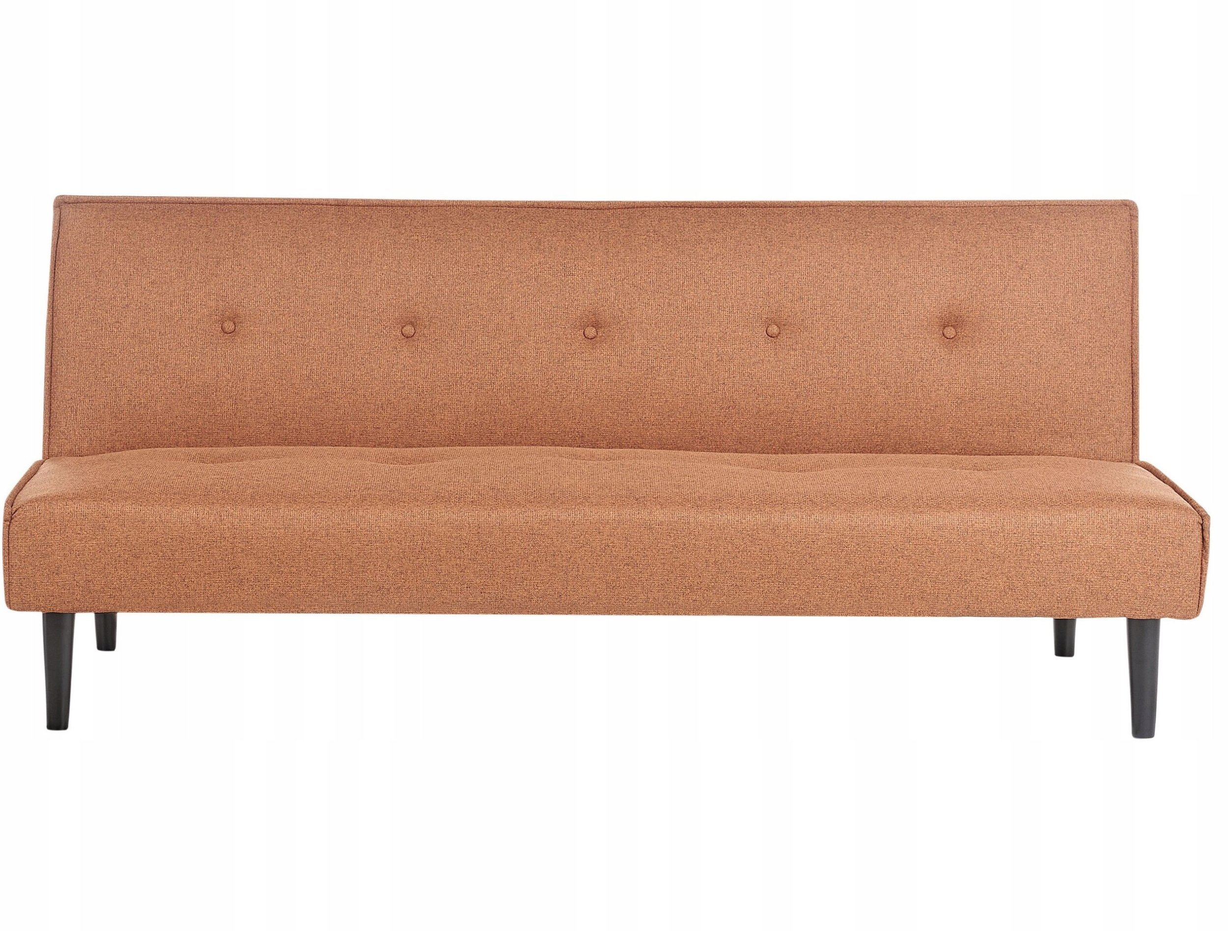 Beliani Sofa rozkładana złoty brąz VISBY