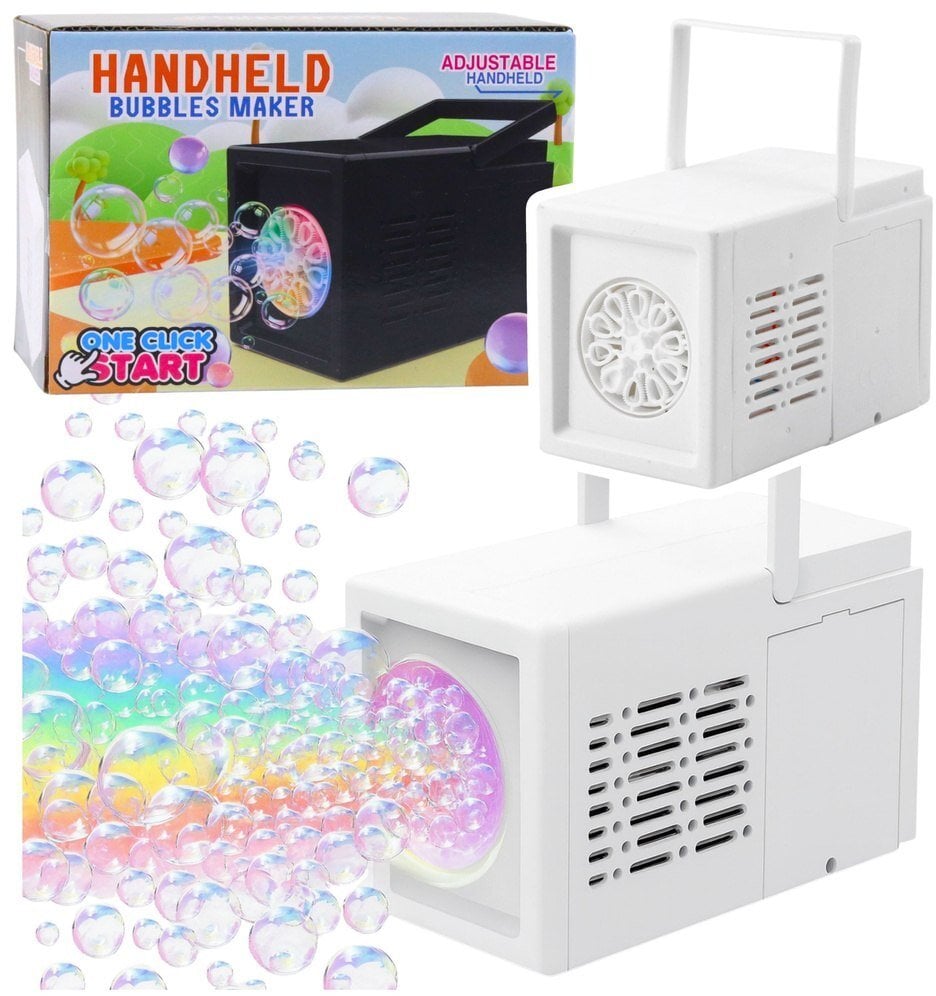 Maszyna Wytwornica Do Baniek Mydlanych Przenośna Biała