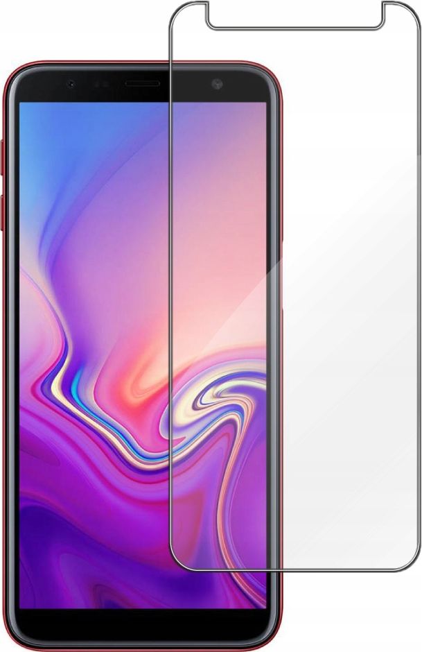 etumi Szkło Hartowane Do Samsung Galaxy J6 Plus | Szybka Szkiełko Ochronne Na Ekran Twarde Płaskie Przód / Ochrona Matrycy Telefonu Glas0155