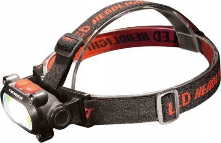 Latarka czołowa Tiross TIROSS LATARKA CZOŁOWA AKUMULATOROWA 1200mAh 120lm+200lm COB