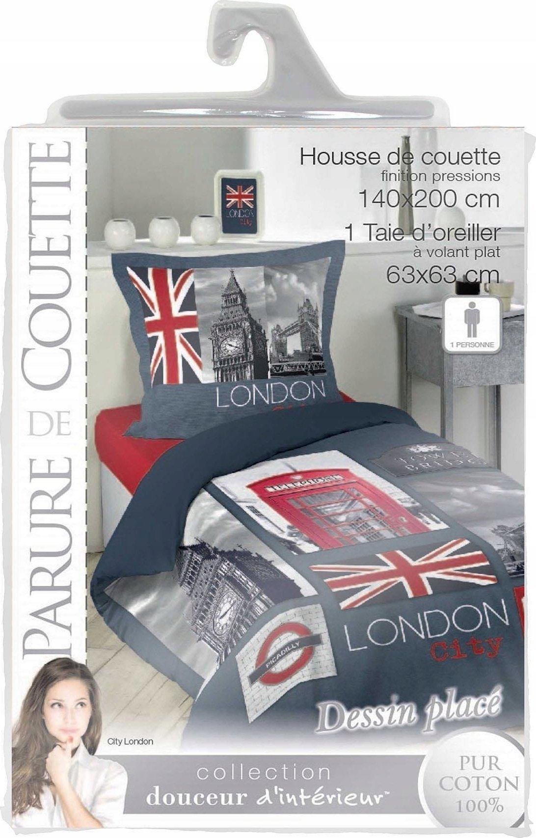 Douceur d`Interieur Pościel dla dzieci COUNT PRINT, 140 x 200 cm