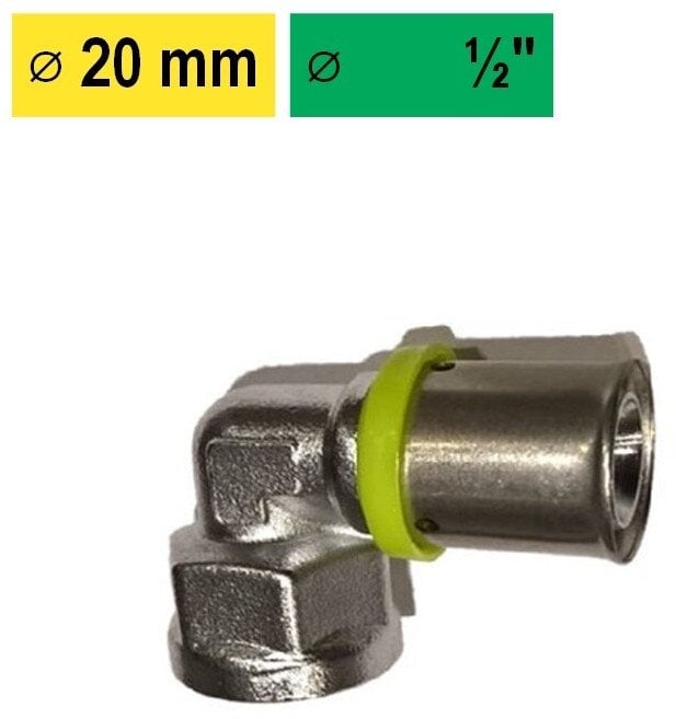 FEMALE ELBOW 20 X 2,00 -1/2F