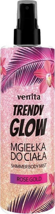 Venita VENITA Trendy Glow Mgiełka rozświetlająca do ciała - Rose Gold 200 ml