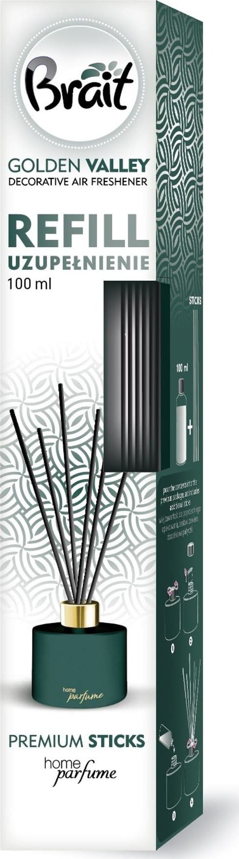 Dyfuzor zapachowy BRAIT Golden Valley Refilly Odświeżacz- uzupełnienie 100 ml