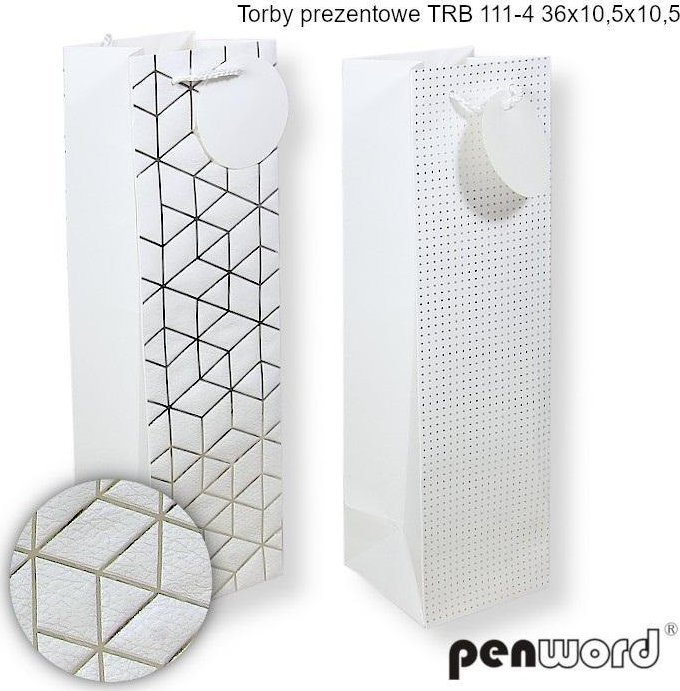 Torebka prezentowa 36x10,5x10,5cm MIX