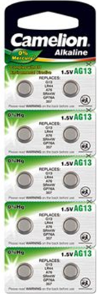 Camelion Bateria Buttoncell LR44 10 szt.