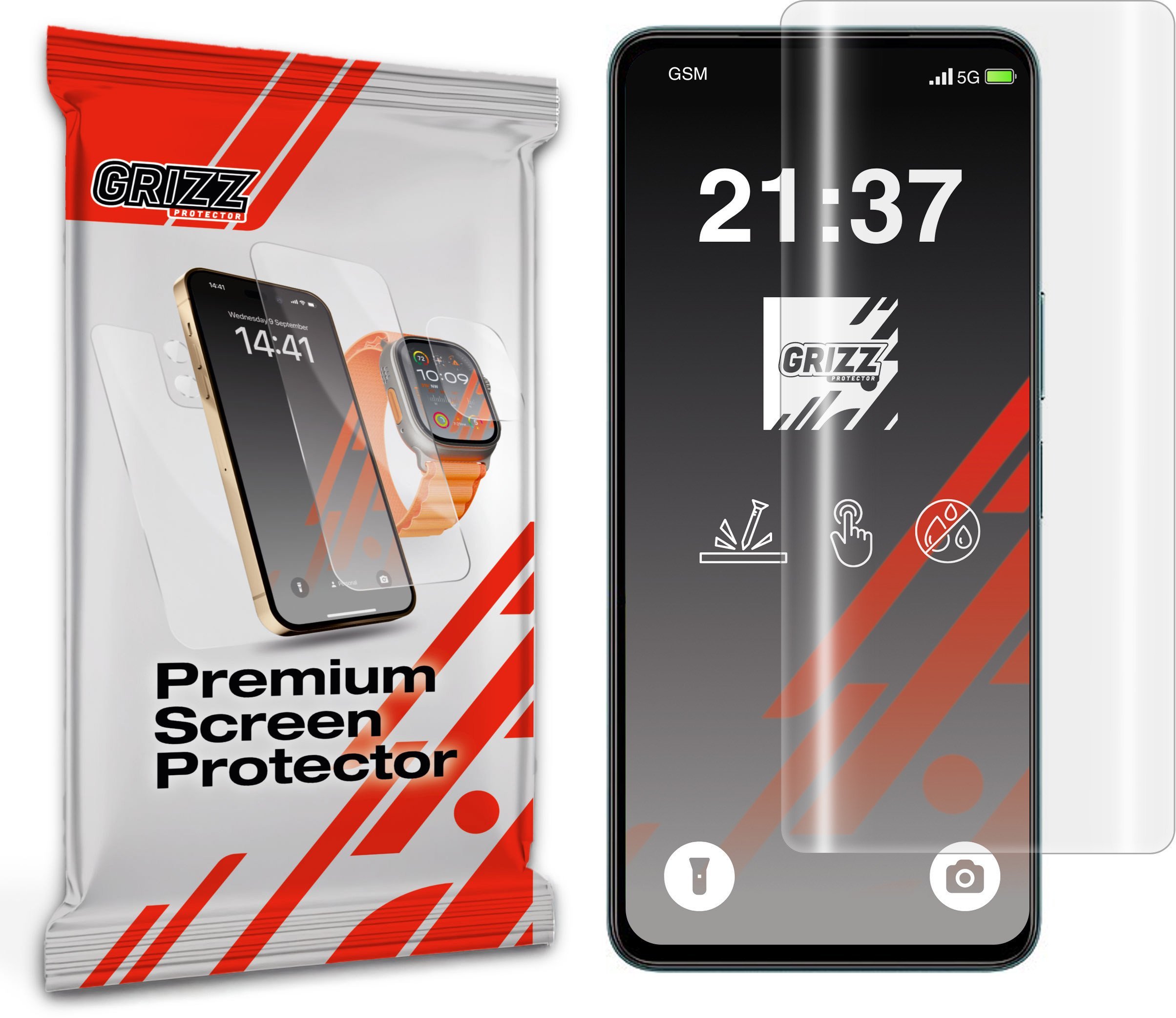 Folia hydrożelowa GrizzGlass Hydrofilm do Infinix Note 50x