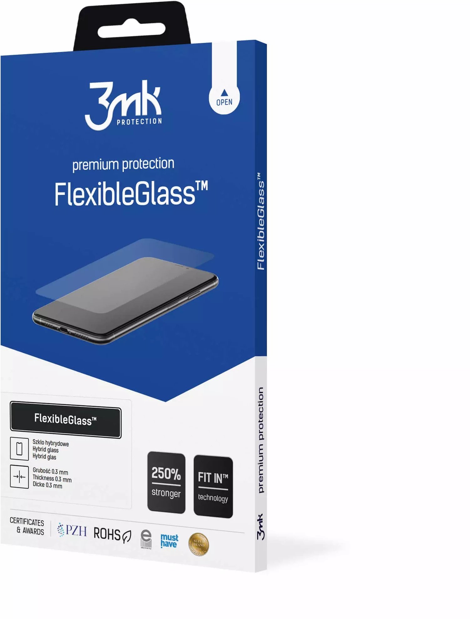 WYMIAR 196X147MM R=0.5 - UP TO 11 3MK FLEXIBLEGLASS